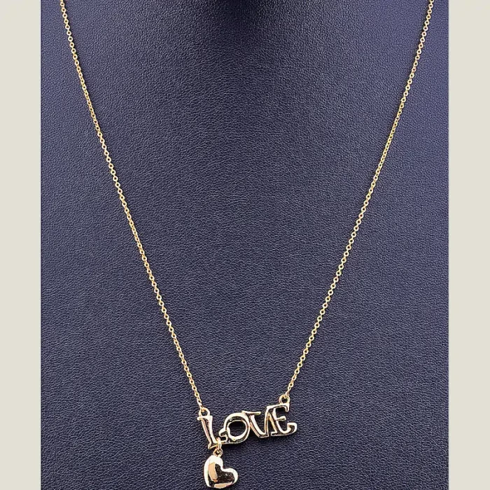 🏷️️ Підвіска Love Xuping 45 см (позолота 18к) ss_73865