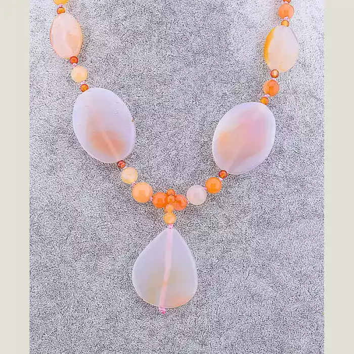 🏷️️ Намисто Сердолік ss_16130