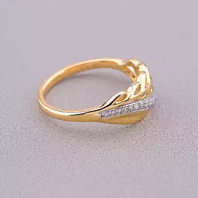 🏷️️ Каблучка Xuping Фіаніт (позолота-родій) F-76329