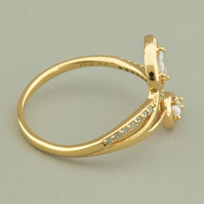 🏷️️ Каблучка Xuping Фіаніт (позолота 18к) ss_93616