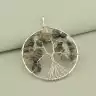 🏷️️ Кулон дерево Раухтопаз 60x50мм. F-101223