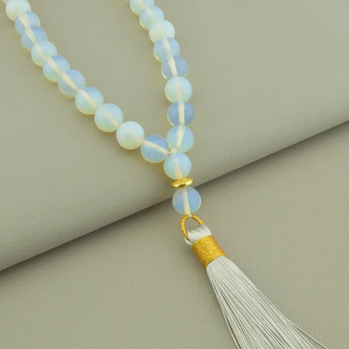 🏷️️ Чотки з каменю Місячний камінь ss_101523