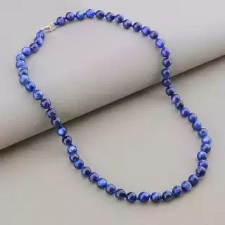 Намисто Кіаніт 45 см. (срібло 925 проба)