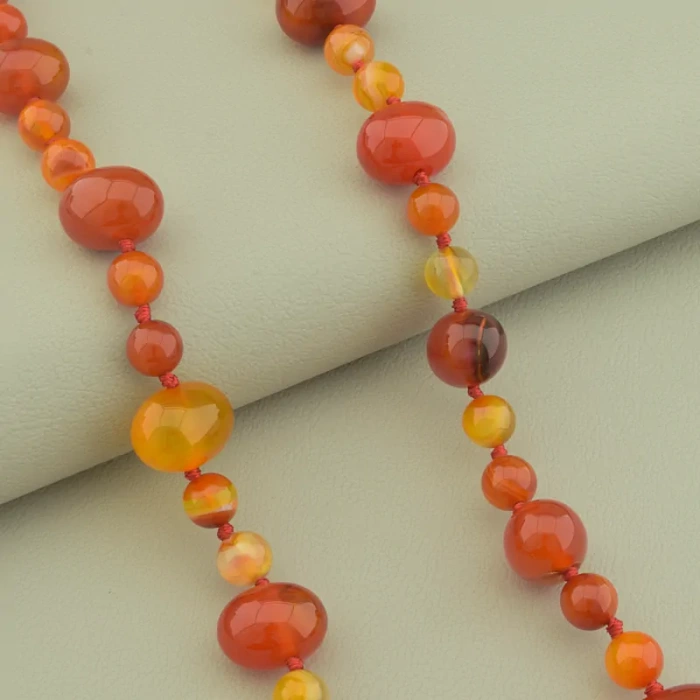 🏷️️ Намисто Агат 58 см. ss_102223