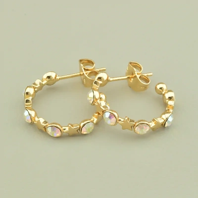 Сережки 'XUPING' Swarovski (позолота 18к)