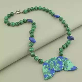Намисто Малахіт 55 см.