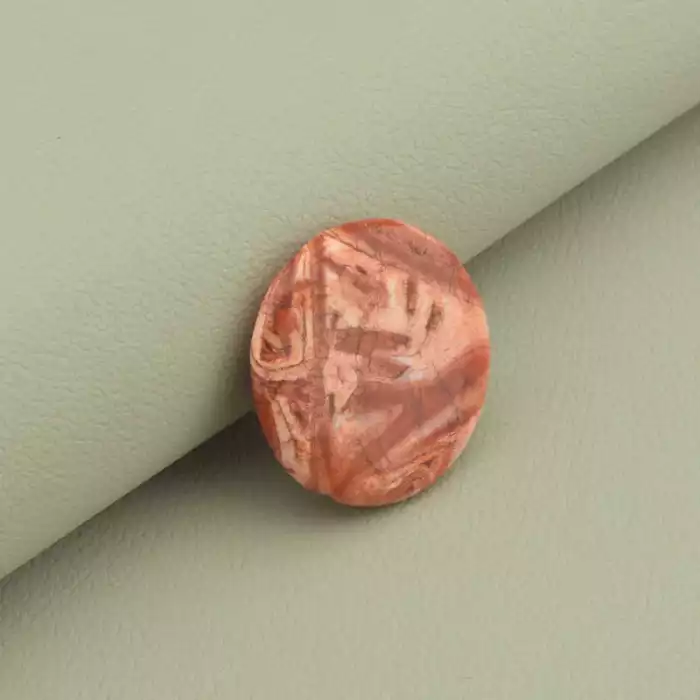 🏷️️ Кабошон яшма (30х30 мм, діаметр 1 мм, коричневий, чорний) ss_105124