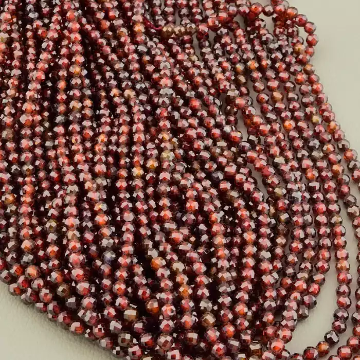 🏷️️ Нитка циркон (36 см, 3 мм, без замка) ss_105230