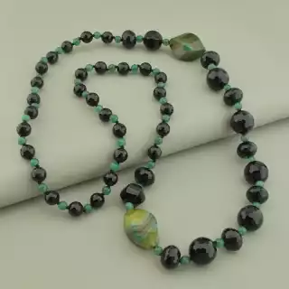 Намисто довге Агат 90 см