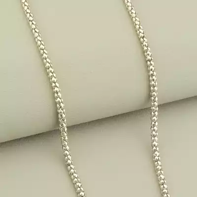 🏷️️ Ланцюжок з карабіном Метал 47 см F-106454