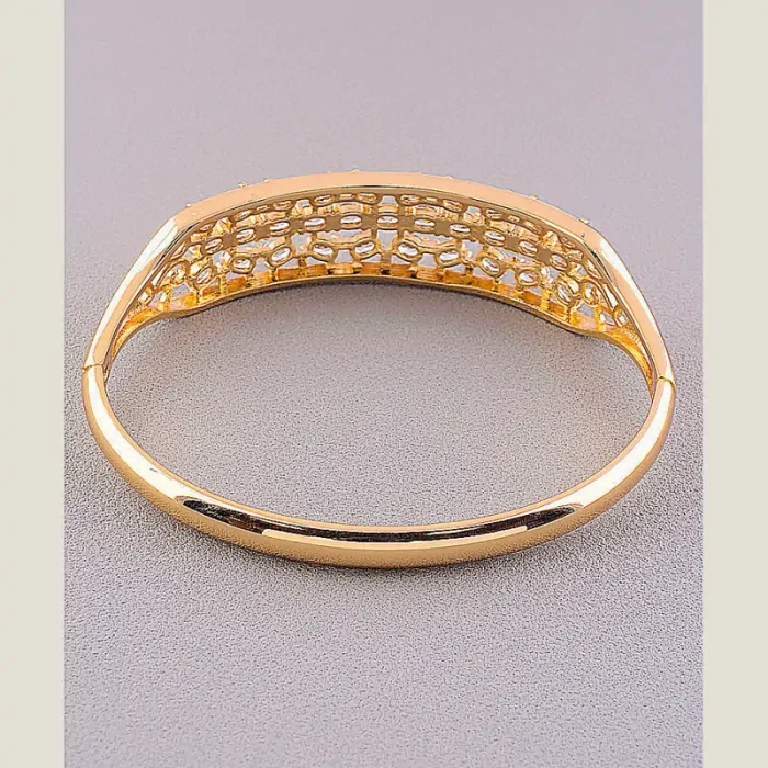 🏷️️ Браслет шарнірний Xuping Фіаніт 16 см (позолота 18к) ss_48614