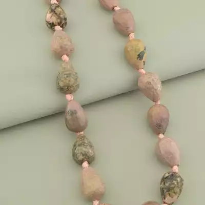 🏷️️ Намисто Родонит 45 см F-72290