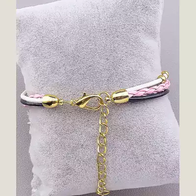 🏷️️ Браслет з карабіном FJ екошкіра F-37574