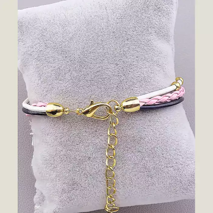 🏷️️ Браслет з карабіном FJ екошкіра ss_37574