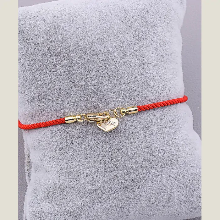 🏷️️ Браслет з карабіном Fashion Фіаніт 16 см (позолота 18к) ss_73974