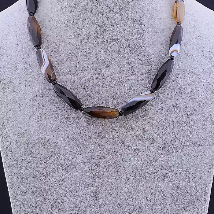 🏷️️ Намисто Агат 47 см ss_83636