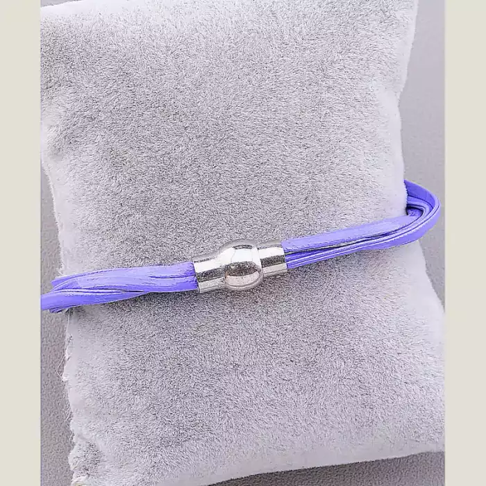 🏷️️ Браслет Сrystal 17 см шкірозамінник ss_15254