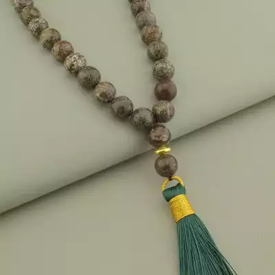 🏷️️ Чотки з каменю Яшма F-101524