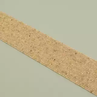 Намистини Волосатик, Сонячний камінь 40 см. 2 мм. на нитці (натуральне каміння, без застібки)