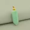 🏷️️ Кулон пляшечка Амазоніт 45x12мм. F-103364