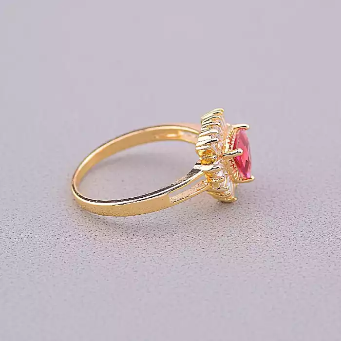 🏷️️ Каблучка Фіаніт Xuping (позолота 18к) ss_92200