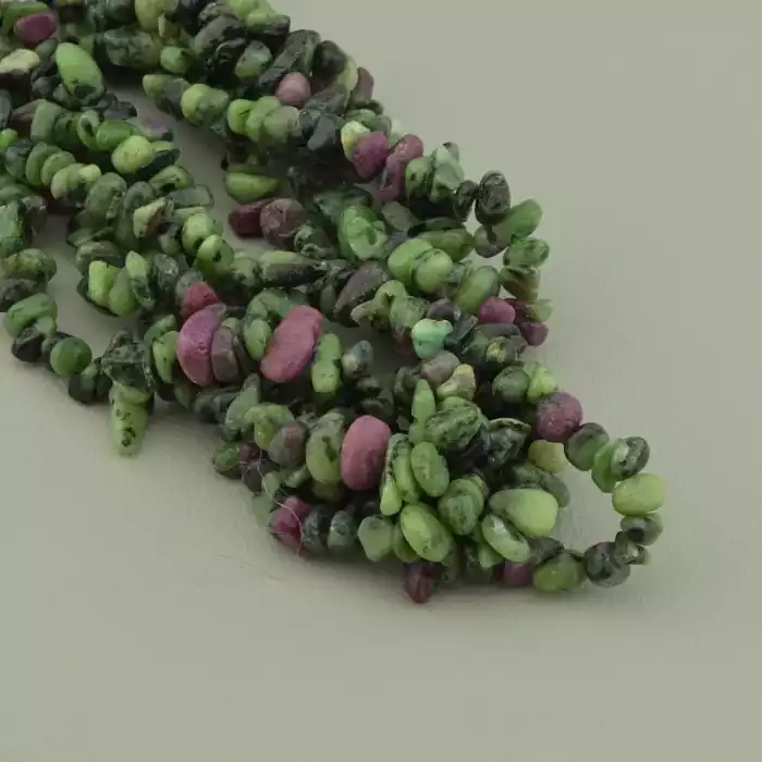 🏷️️ Нитка Цоізіт 39 см. (без замка) ss_96359