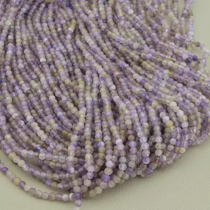 🏷️️ Нитка Аметист 39 см. 3,5мм. (без застібки) ss_104212