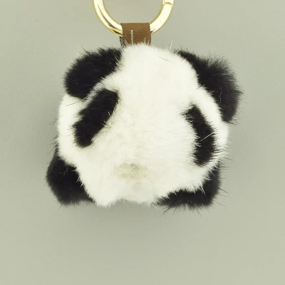 Брелок Панда хутро натуральне