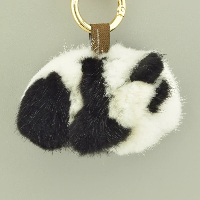 🏷️️ Брелок Панда хутро натуральне ss_69136