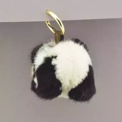 🏷️️ Брелок Панда хутро натуральне F-69136