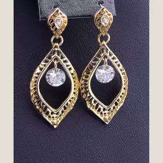 Сережки пусети Сrystal FJ