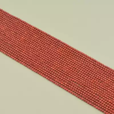 Намистини Корал 40 см 2.5 мм. (без застібки)