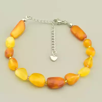 Браслет на карабіні Янтар 19 см