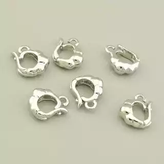 Тримач для кулона 11х4мм. (родій)