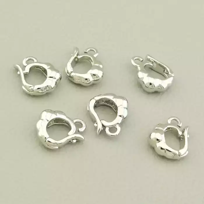 🏷️️ Тримач для кулона 11х4мм. (родій) F-106455