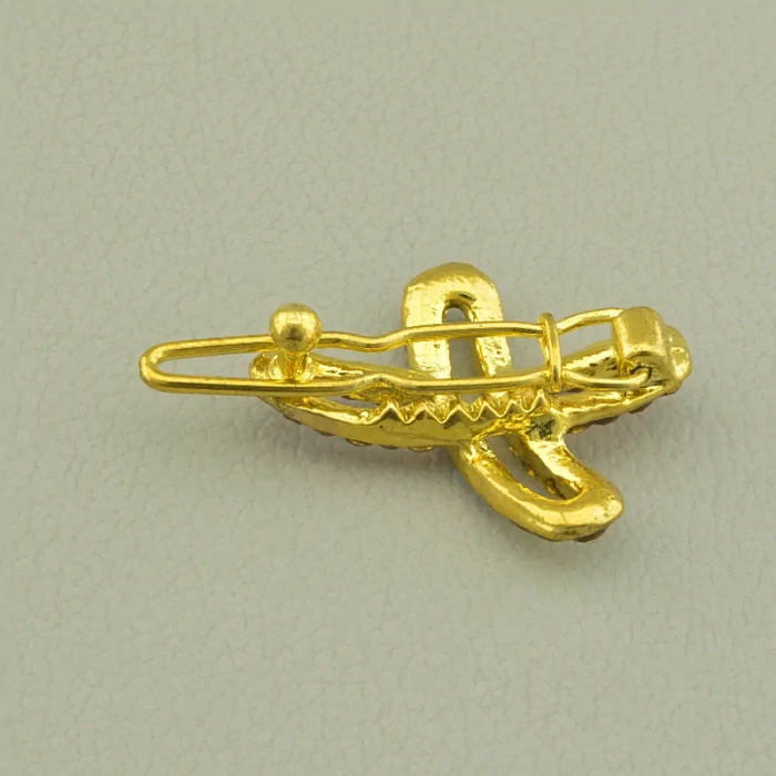 🏷️️ Шпилька Fashion Сrystal 27х22 ss_100277