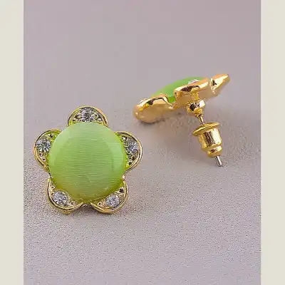 🏷️️ Сережки пусети Fashion Котяче око F-51307