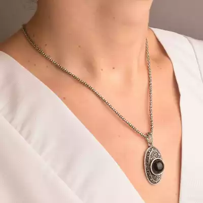 🏷️️ Підвіска Агат 42 см F-83981