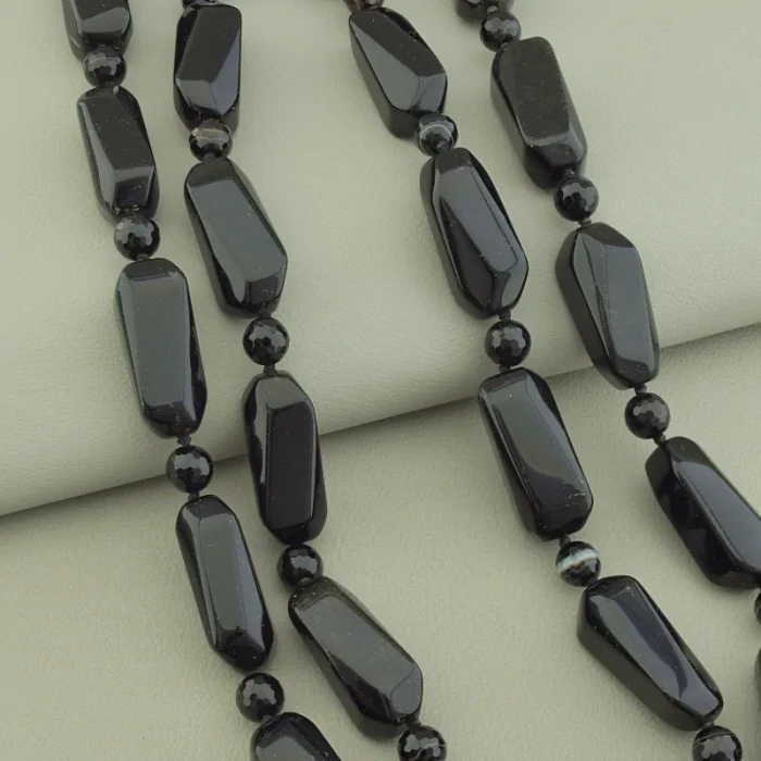 🏷️️ Намисто Агат 105 см ss_76005