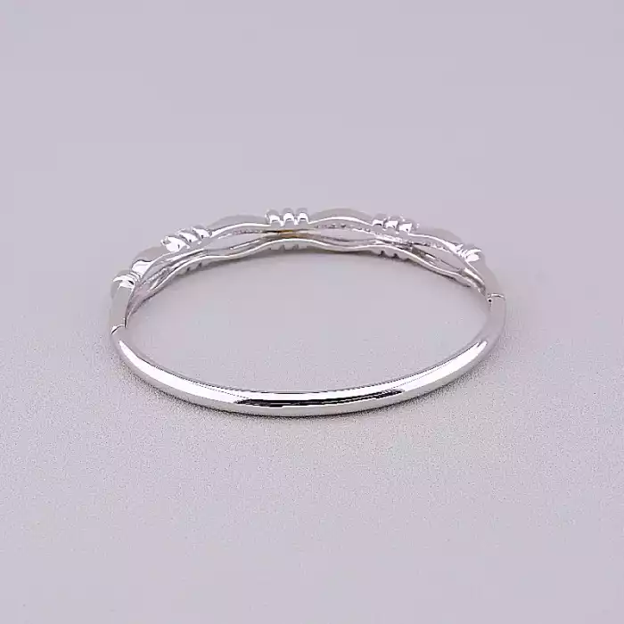 🏷️️ Браслет шарнірний Xuping (родій) ss_76111