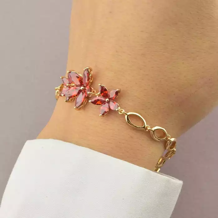 🏷️️ Браслет складний Xuping Фіаніт 17 см (позолота 18к) ss_66437