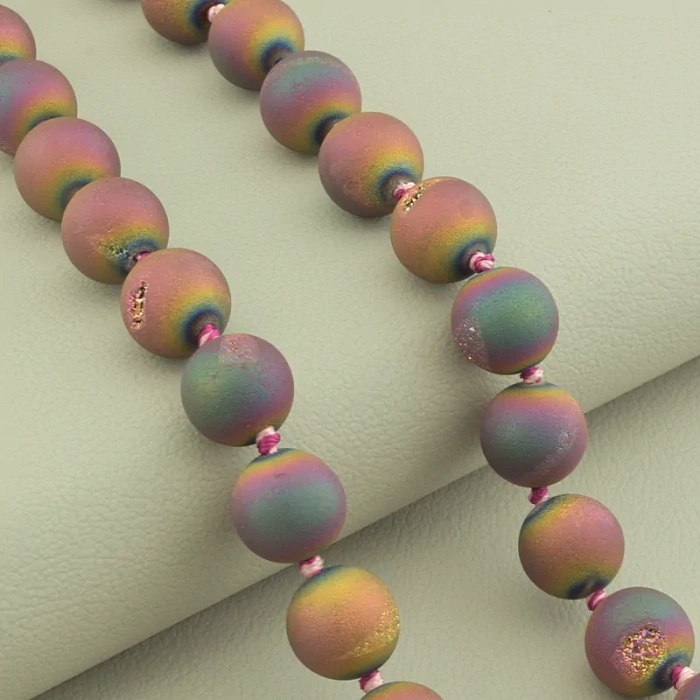 🏷️️ Намисто Агат (cрібло 925 проба) 48 см. ss_102025