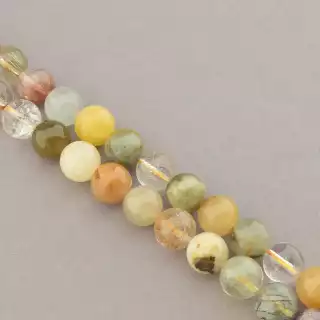 Намистини Самоцвіти 40 см. 10 мм. на нитці (натуральне каміння, без застібки) в формі кульки