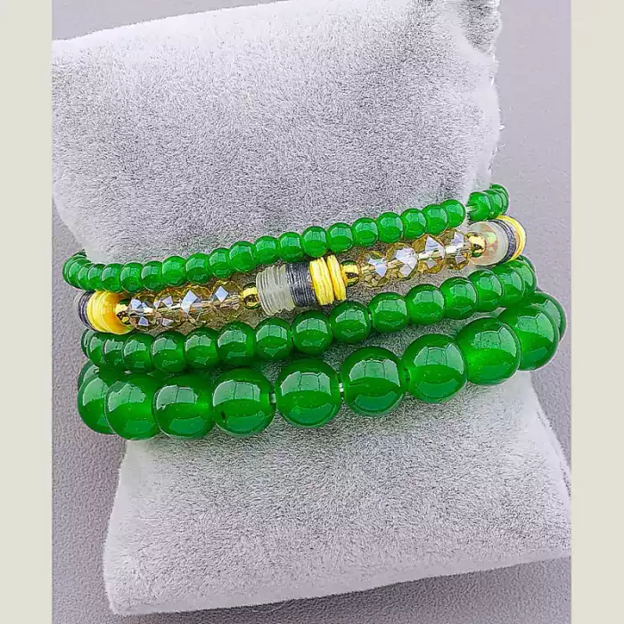 🏷️️ Браслет без застібки Чеський кришталь 18 см ss_18511