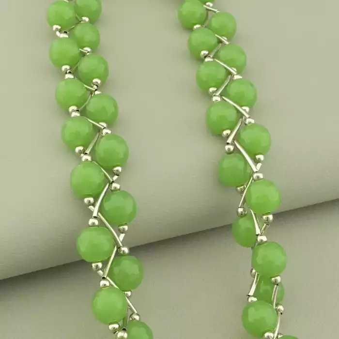 🏷️️ Намисто Агат 43 см. ss_103263