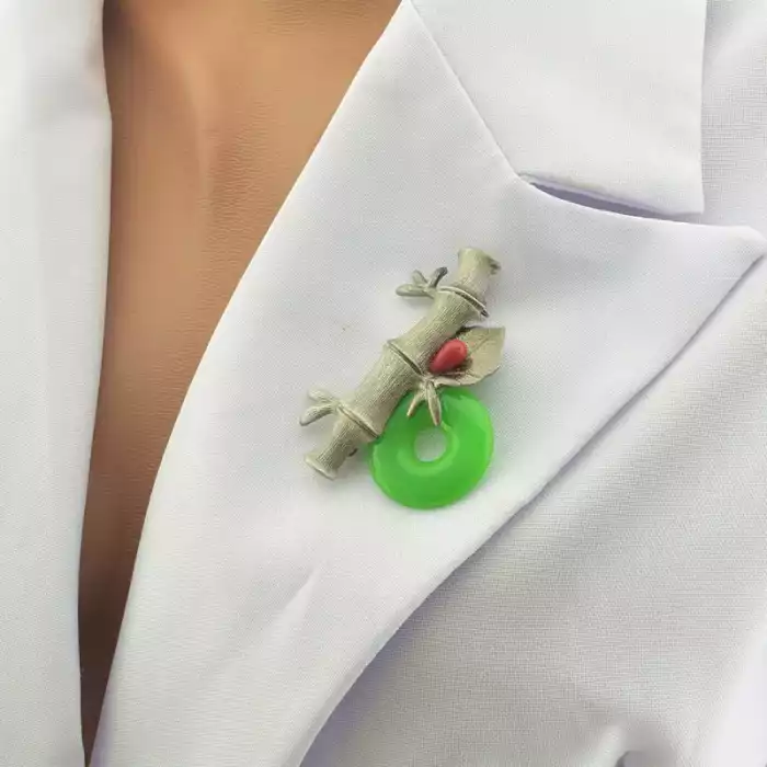 🏷️️ Брошка гілка Кварц ss_103465