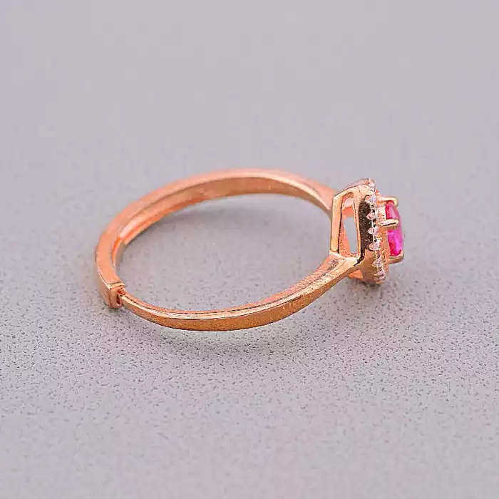 🏷️️ Каблучка роз'ємна Рубін (срібло 925 проба) ss_44202