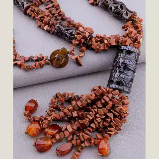 Намисто Золотий Пісок 80 см