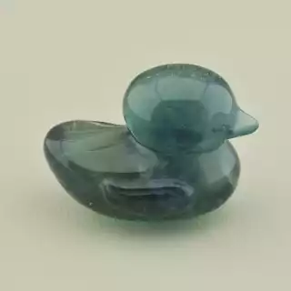 Мінерал флюорит качечка (40х25 мм, зелений, натуральний)