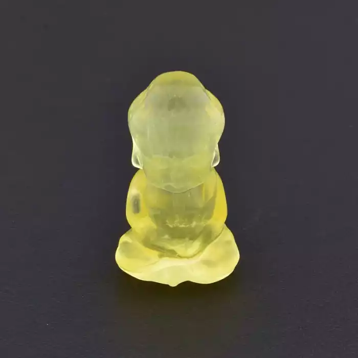 🏷️️ Мінерал флюорит Будда (40х20 мм, жовтий) ss_105232